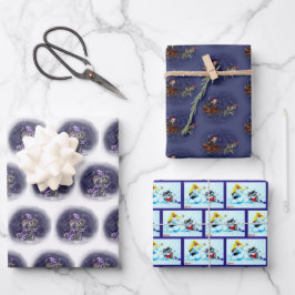 冬季ラッピング紙シーツの金属片ウィルバー ラッピングペーパーシート