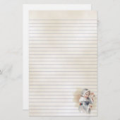 冬季子ヴィンテージイラストレーション文房具 便箋 (正面/裏面)