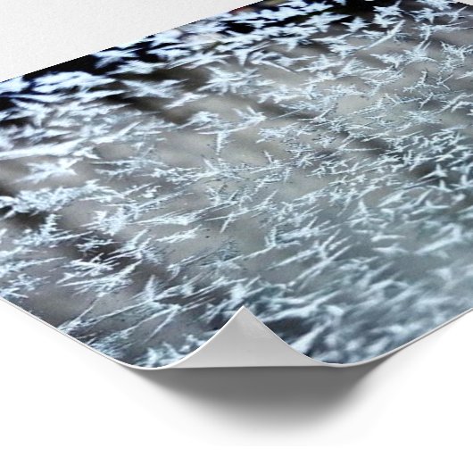 冬季氷柱 ポスター (角)