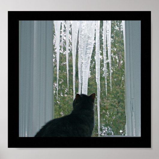 冬季氷柱 ポスター (正面)