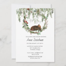 冬季男の赤ちゃんシャワー