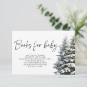 冬季赤ちゃんシャワーベビー エンクロージャーカード (スタンド正面)
