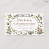 冬季赤男女兼用ちゃんシャワーベビー エンクロージャーカード (正面)