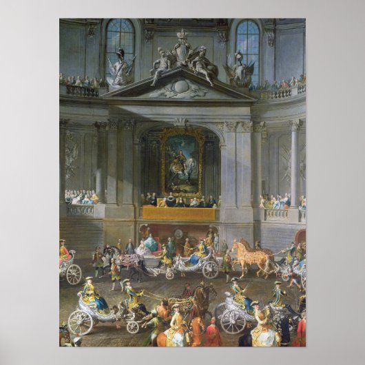 冬季馬術学校の騎馬隊 ポスター (正面)