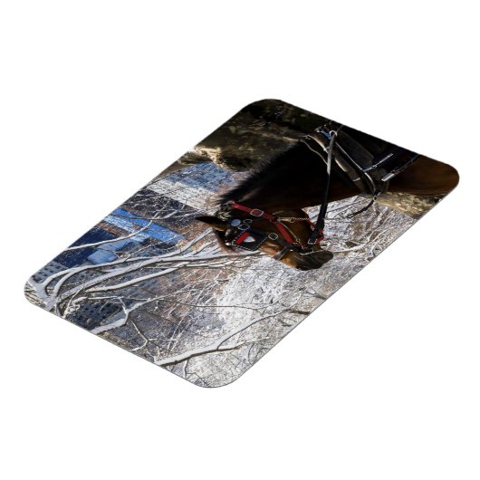 冬季馬車 マグネット (左側)