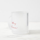 冬季 フロストグラスマグカップ (正面左)