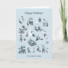 冬家族のおもしろいのクリスマス