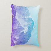 冬山のピークマウンテン,ヒップスター,ピーク,写真,バ アクセントクッション (裏面(縦))