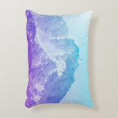 冬山のピークマウンテン,ヒップスター,ピーク,写真,バ アクセントクッション (正面(垂直))