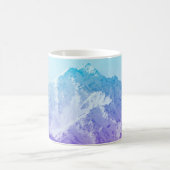 冬山のピークマウンテン,ヒップスター,ピーク,写真,バ コーヒーマグカップ (中央)