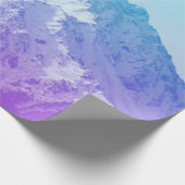 冬山のピークマウンテン，ヒップスター，ピーク，写真，バ ラッピングペーパー (角)