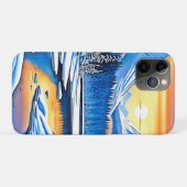 冬山サンセットグロー Case-Mate iPhoneケース (裏面(横))