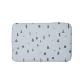 冬山テーマ子供部屋バスルーム少年用マット バスマット (正面)