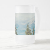 冬山湖 フロストグラスビールジョッキ (正面右)