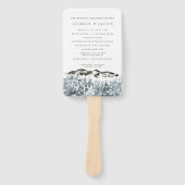 冬山素朴結婚式 プログラムハンドファン ハンドファン (正面)