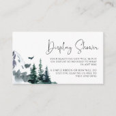 冬山表示シャワーカード エンクロージャーカード (正面)