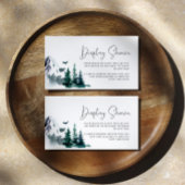 冬山表示シャワーカード エンクロージャーカード