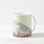 冬山頂、ヒップスターヴィンテージフィルタ コーヒーマグカップ (正面右)