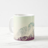 冬山頂、ヒップスターヴィンテージフィルタ コーヒーマグカップ (正面左)