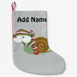 冬帽の巻貝 スモールクリスマスストッキング