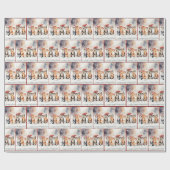 冬帽子をかぶった水彩猫たち ラッピングペーパー (フラット)