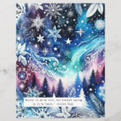 冬引用文ブルースクラップブック紙 (正面)