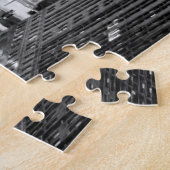 冬後のシカゴのミシガン州の北の道 ジグソーパズル (側面)