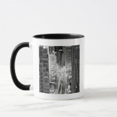 冬後のシカゴのミシガン州の北の道 マグカップ (左)