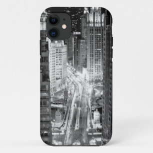 冬後のシカゴのミシガン州の北の道 iPhone 11 ケース