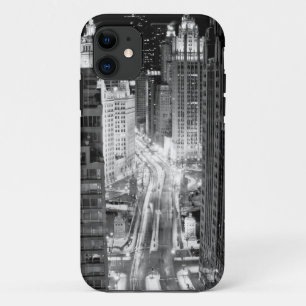 冬後のシカゴのミシガン州の北の道 iPhone 11 ケース