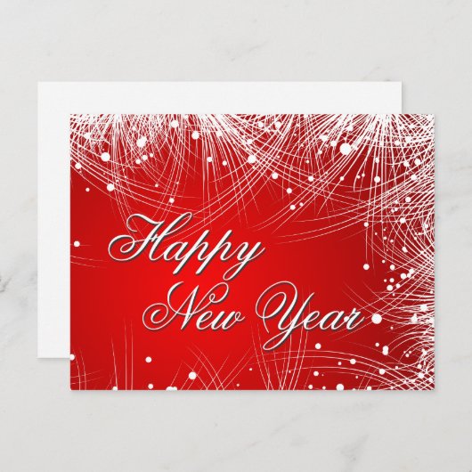 冬感じ新カスタム年 シーズンポストカード (正面/裏面)