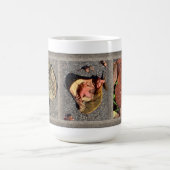 冬感動的の付きコーヒ葉ーマグ1 コーヒーマグカップ (中央)