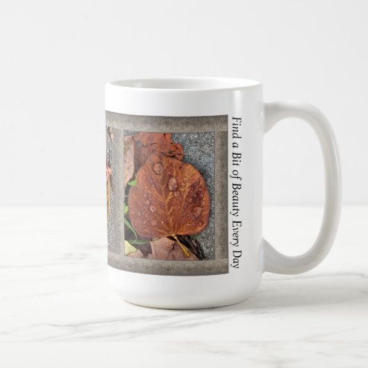 冬感動的の付きコーヒ葉ーマグ1 コーヒーマグカップ (右)