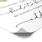 冬救済花嫁忙しが封筒に住所を告げる ポスター (角)