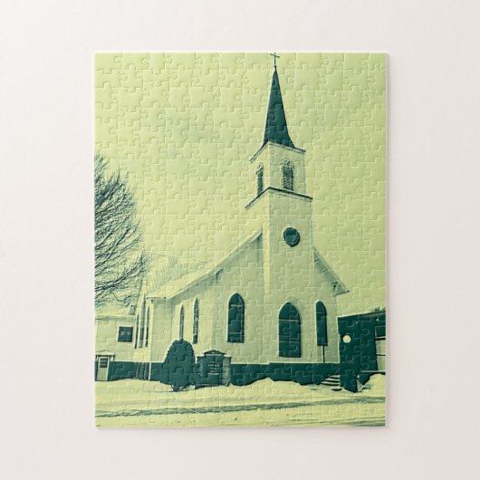 冬教会 ジグソーパズル (縦)