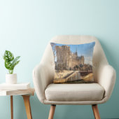 冬日曜日のノートルダム大聖堂 クッション (椅子)