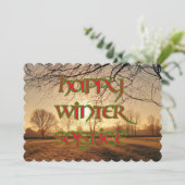 冬日曜日: ウィッカ信者のイベントへの至の招待状 招待状 (スタンド正面)