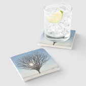 冬日 ストーンコースター (横)