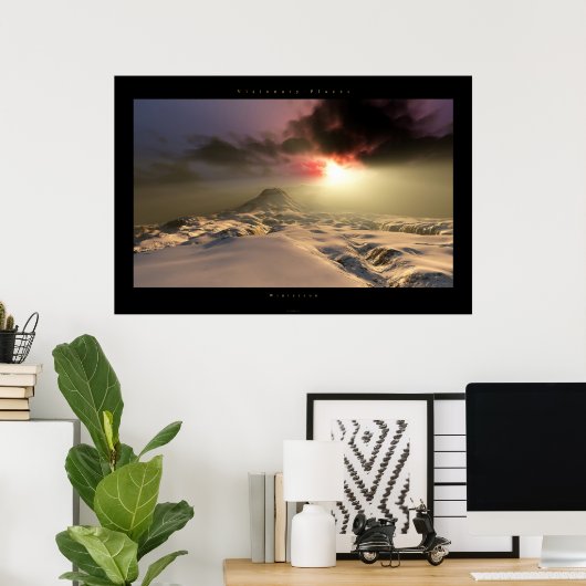 冬日 ポスター (ホームオフィス)