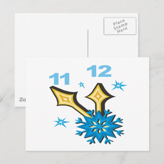 冬時計 ポストカード (正面/裏面)