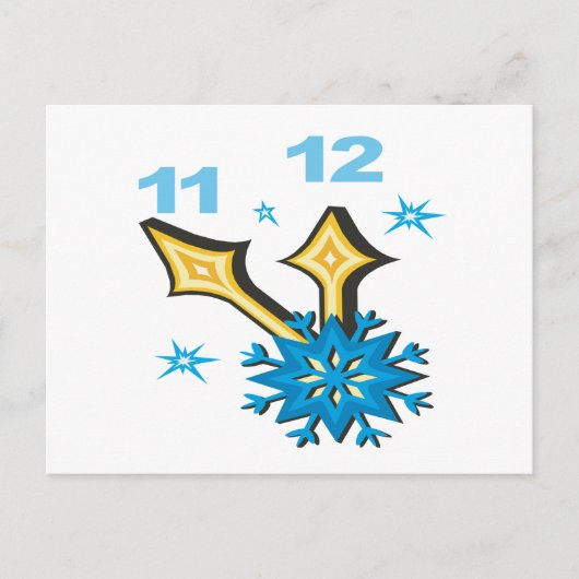 冬時計 ポストカード (正面)