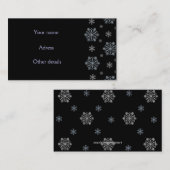 冬時間 名刺 (正面/裏面)