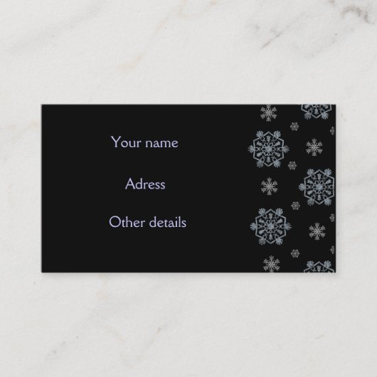 冬時間 名刺 (正面)