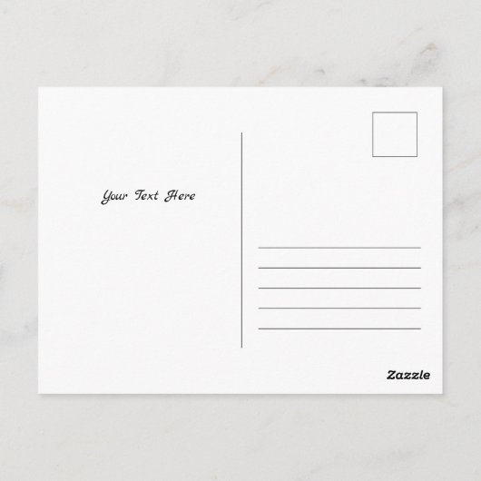 冬景色はがき ポストカード (裏面)