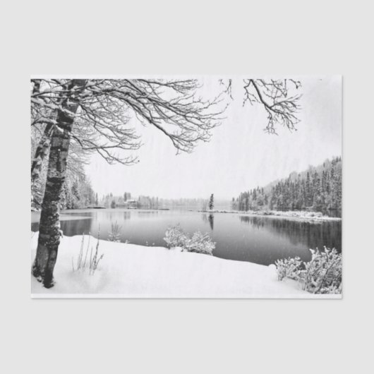 冬景色ティッシュペーパー 薄葉紙 (正面)