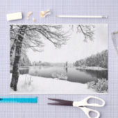 冬景色ティッシュペーパー 薄葉紙 (クラフト)