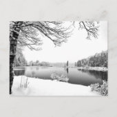 冬景色葉書 ポストカード (正面)