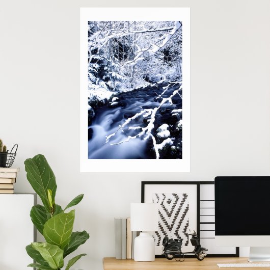 冬景色 ポスター (ホームオフィス)