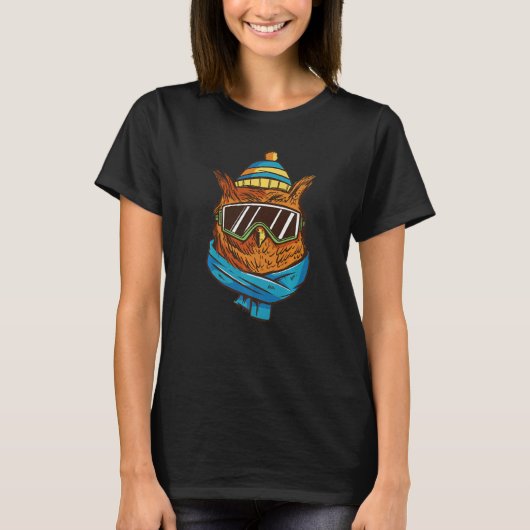 冬服フクロウPremium Tシャツ (正面)
