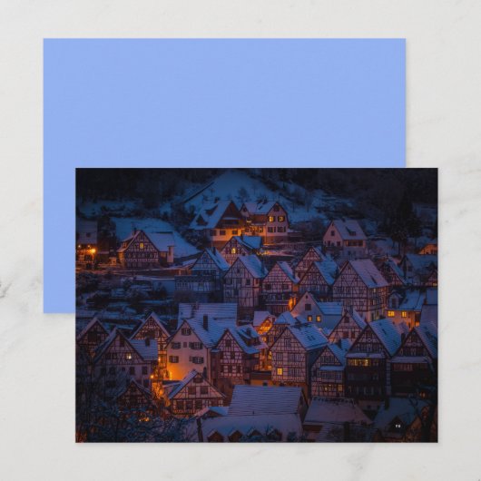 冬村はがき ポストカード (正面/裏面)